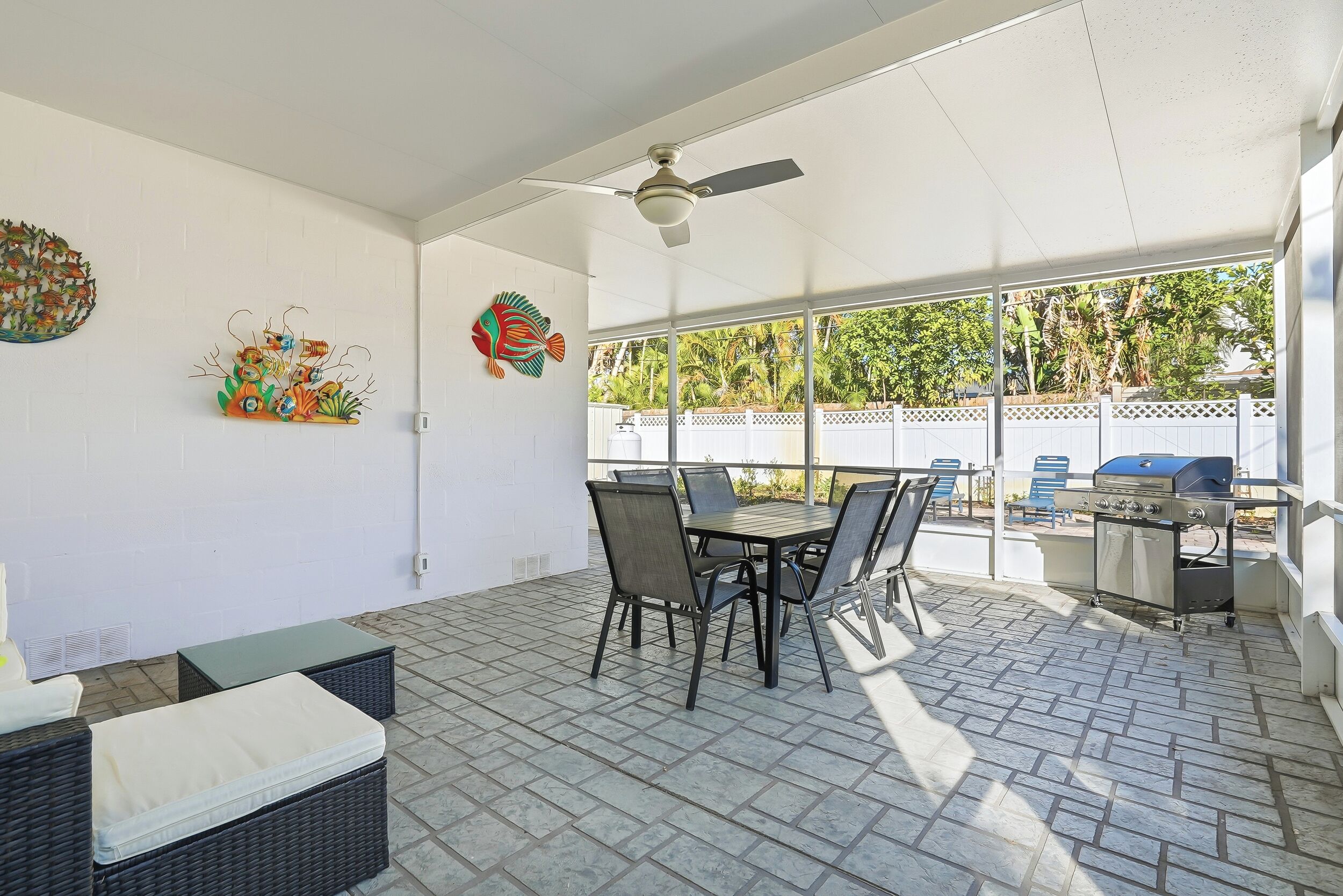 Deluxe House, Courtyard View | Tempat makan luar