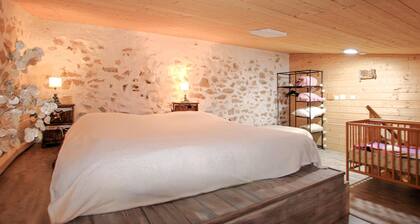 Lovely home in St Julien du Gua with house a panoramic view