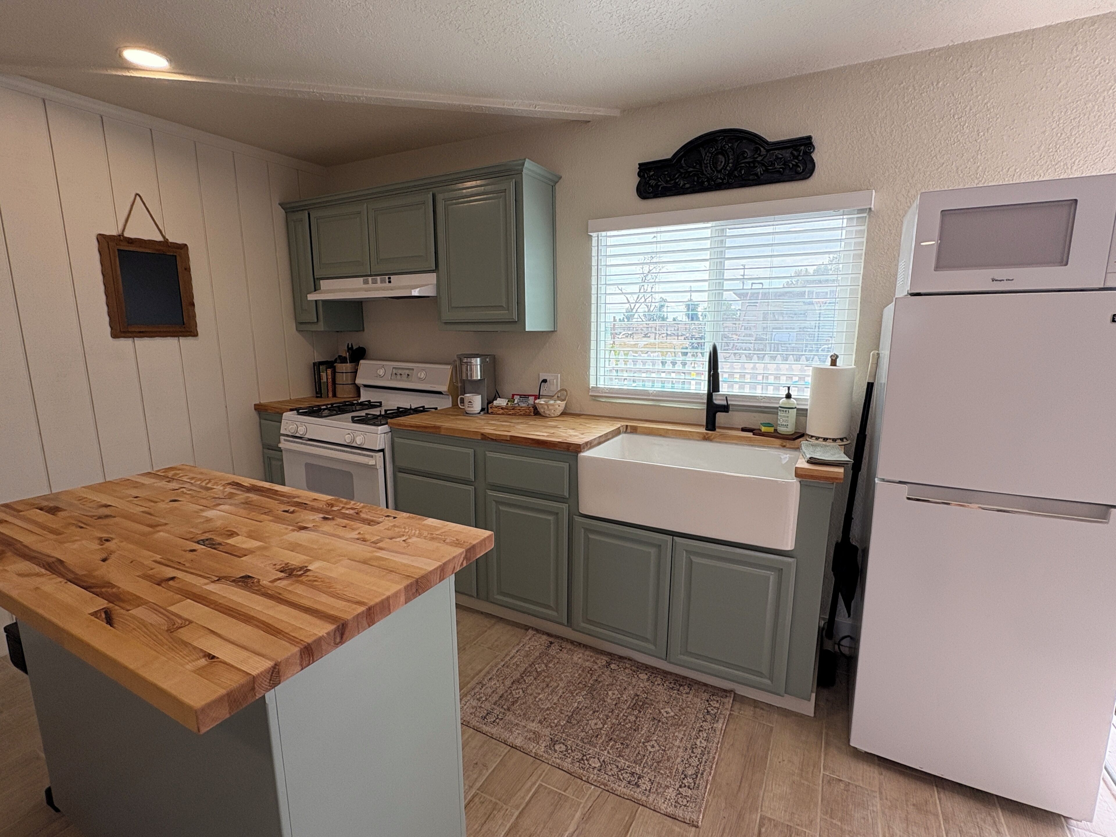 Microwave, oven, stovetop