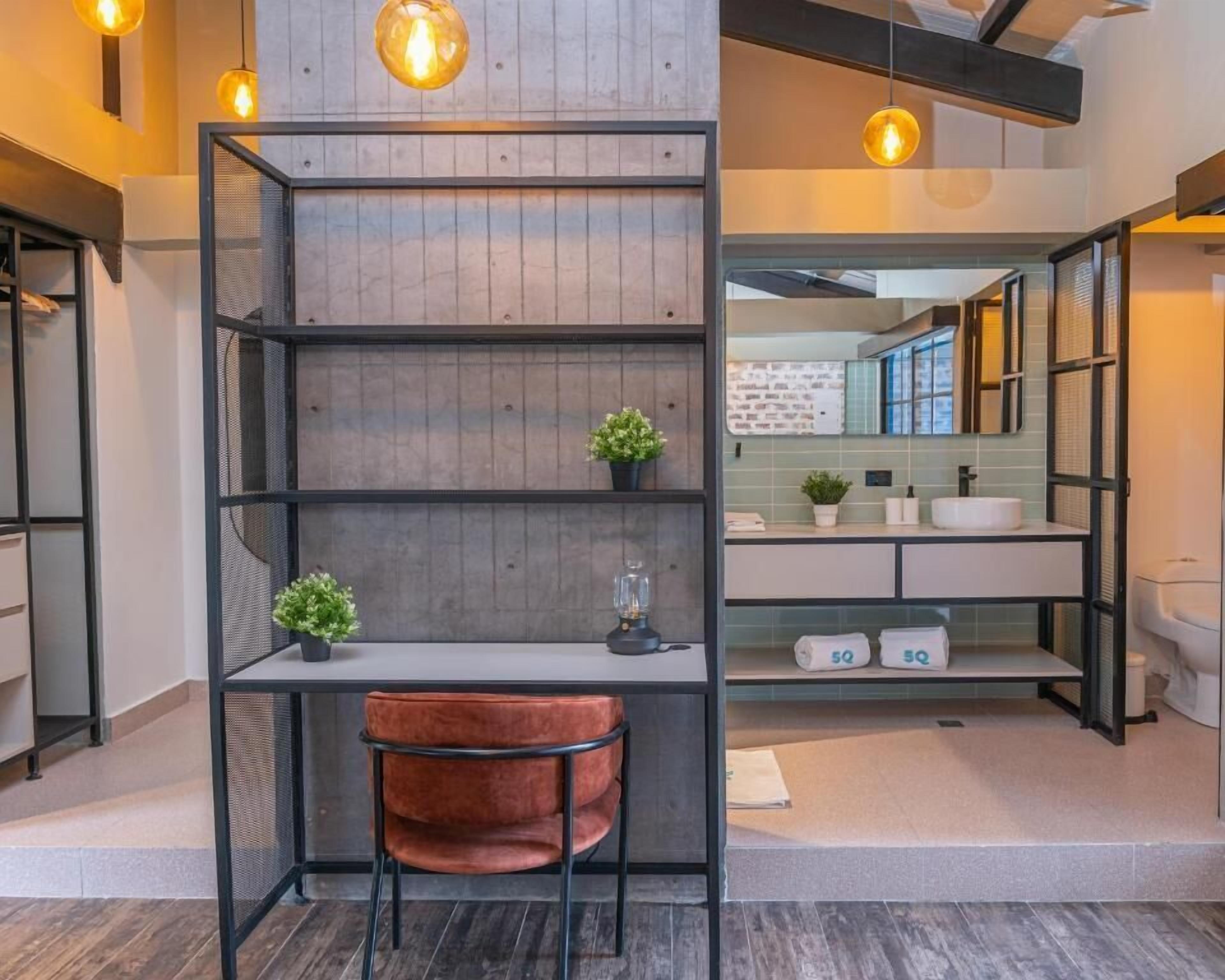 Studio, balkong, byutsikt | Innvendig