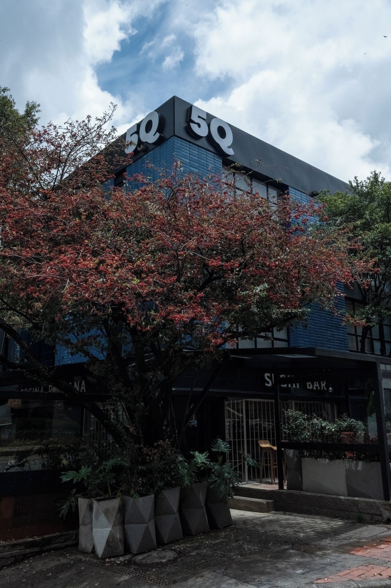Façade de l’hébergement