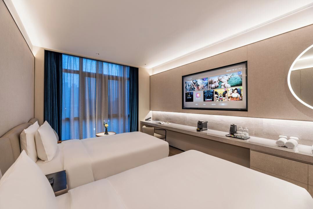 Deluxe-Zweibettzimmer, Stadtblick