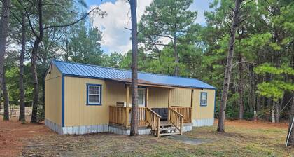 woody pines 2-bedroom cabin in amazing Tyler, Texas. area with cool AC