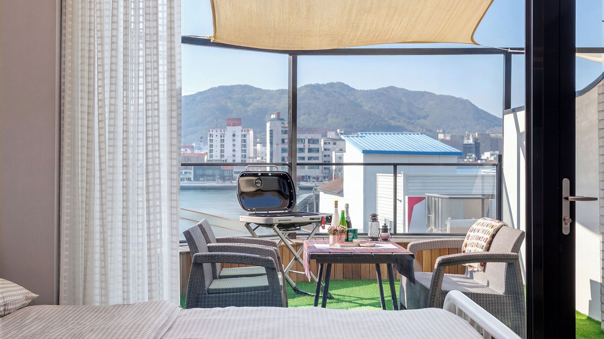 Basic-Zimmer, 1 Schlafzimmer (105 (Ocean View, Private Terrace))