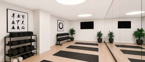 Apartment, River View | Fitness facility