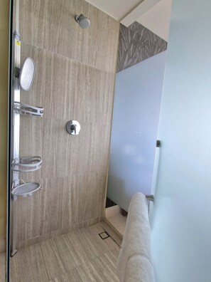 Shower, hair dryer, towels, soap - Cozy apartment w/parking/pool/gym/viewsA (bucerias)