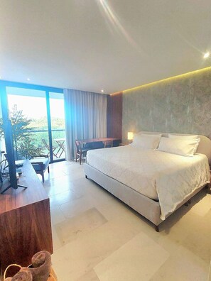 1 bedroom, iron/ironing board, WiFi, bed sheets - Cozy apartment w/parking/pool/gym/viewsA (bucerias)