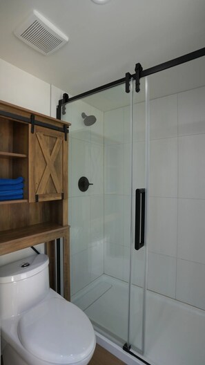 Bathroom - RIVER NORTH - Hard Top Wilderness Retreat With Sauna (Rocky Mountain House)