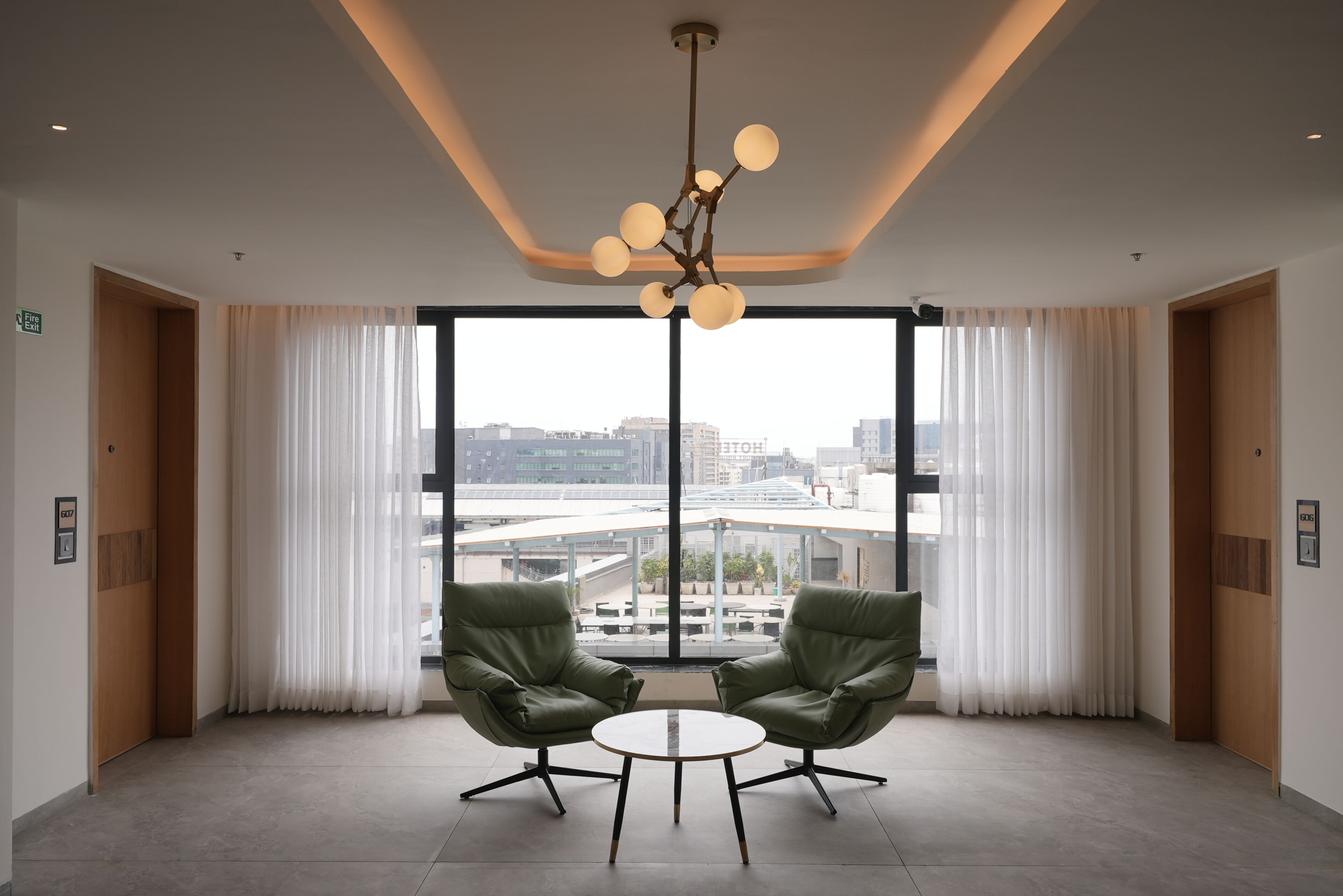 Lobby sitting area