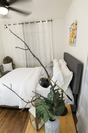 2 dormitorios, tabla de planchar con plancha, wifi y ropa de cama