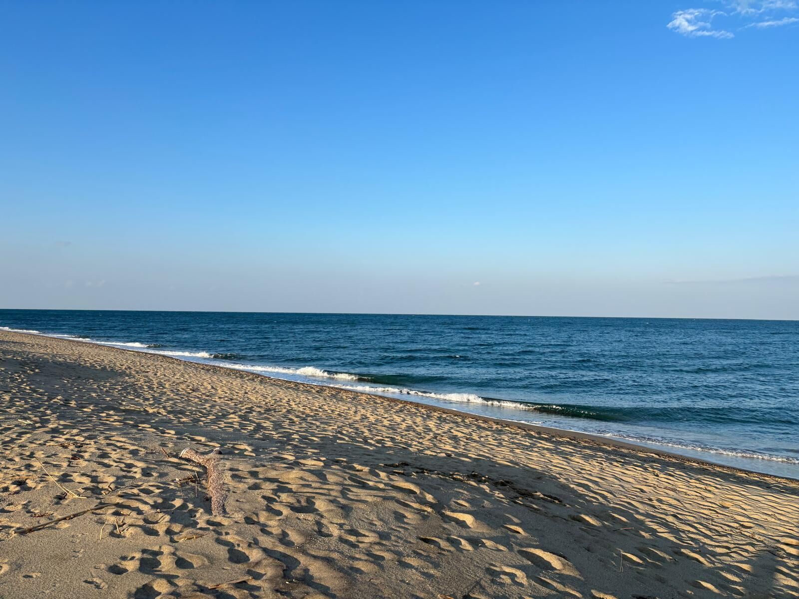 On the beach