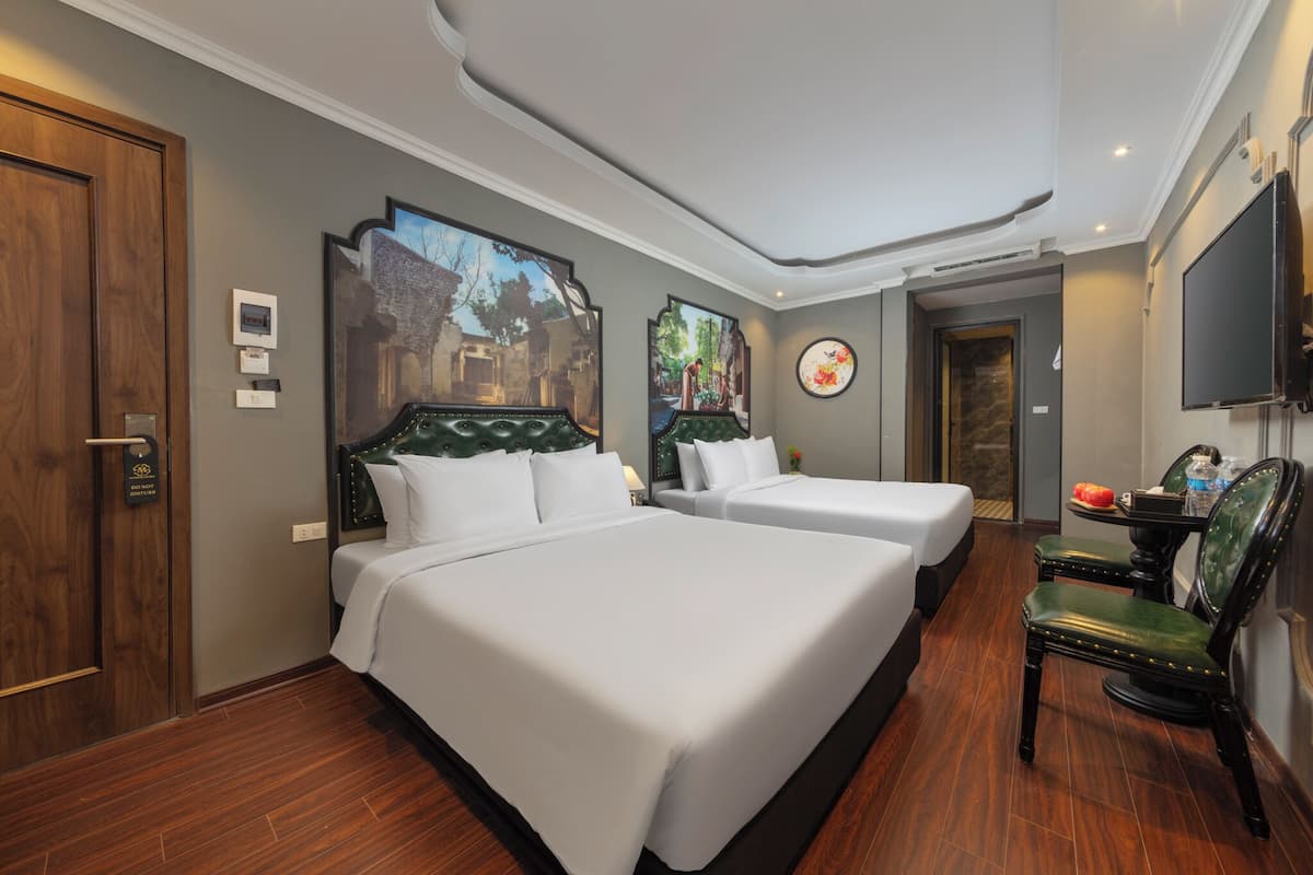 Family Quadruple Room | In-room safe, free WiFi