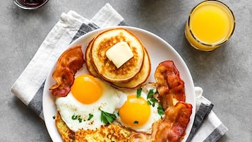 Frokost på farten hver dag (mot et tillegg)