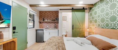 1 habitación, wifi y ropa de cama