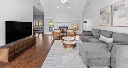 Favor Home- Serene Spacious 3BR Near Augusta National, King Bed, Sleeps 8