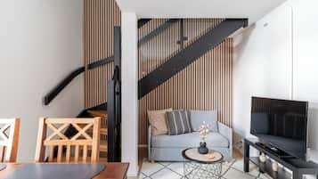 Departamento, 1 cama Queen size y sofá cama | Interior