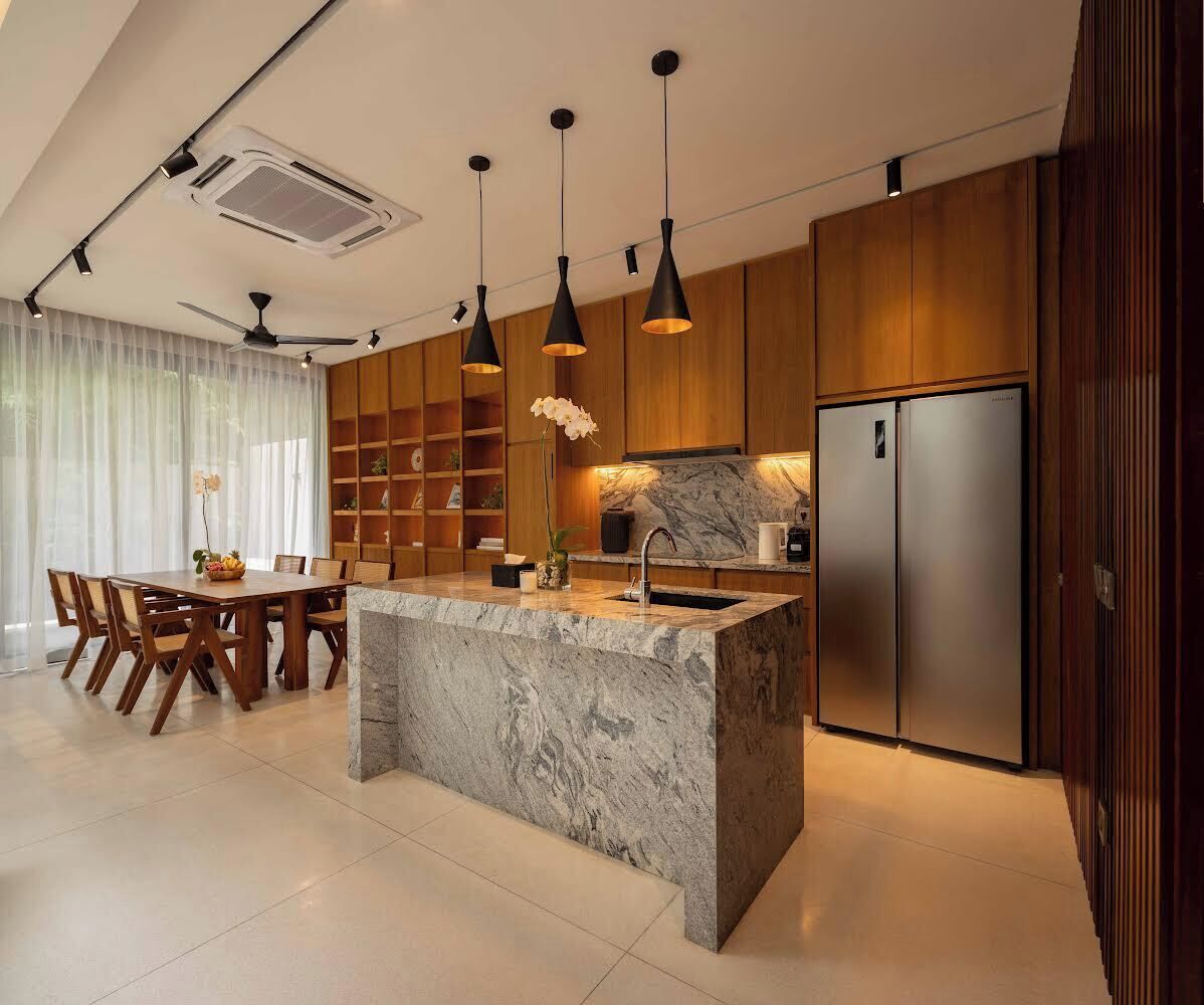 Villa, 2 chambres, piscine privée | Cuisine privée | Réfrigérateur, plaque de cuisson