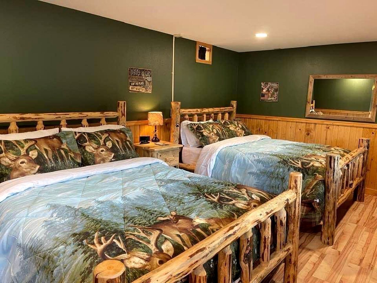 1 habitación y ropa de cama 