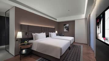 Superior Twin Room, Housekeeping, City View | Down comforters, Select Comfort beds, free minibar, desk