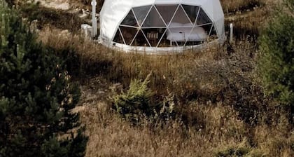 Cosmic Intimacy: Geodesic Dome Escape for Couples in a Dreamy Michigan Setting