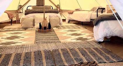 Dreamy Nights with Loved Ones: Big Bell Tent Family Getaway in Michigan