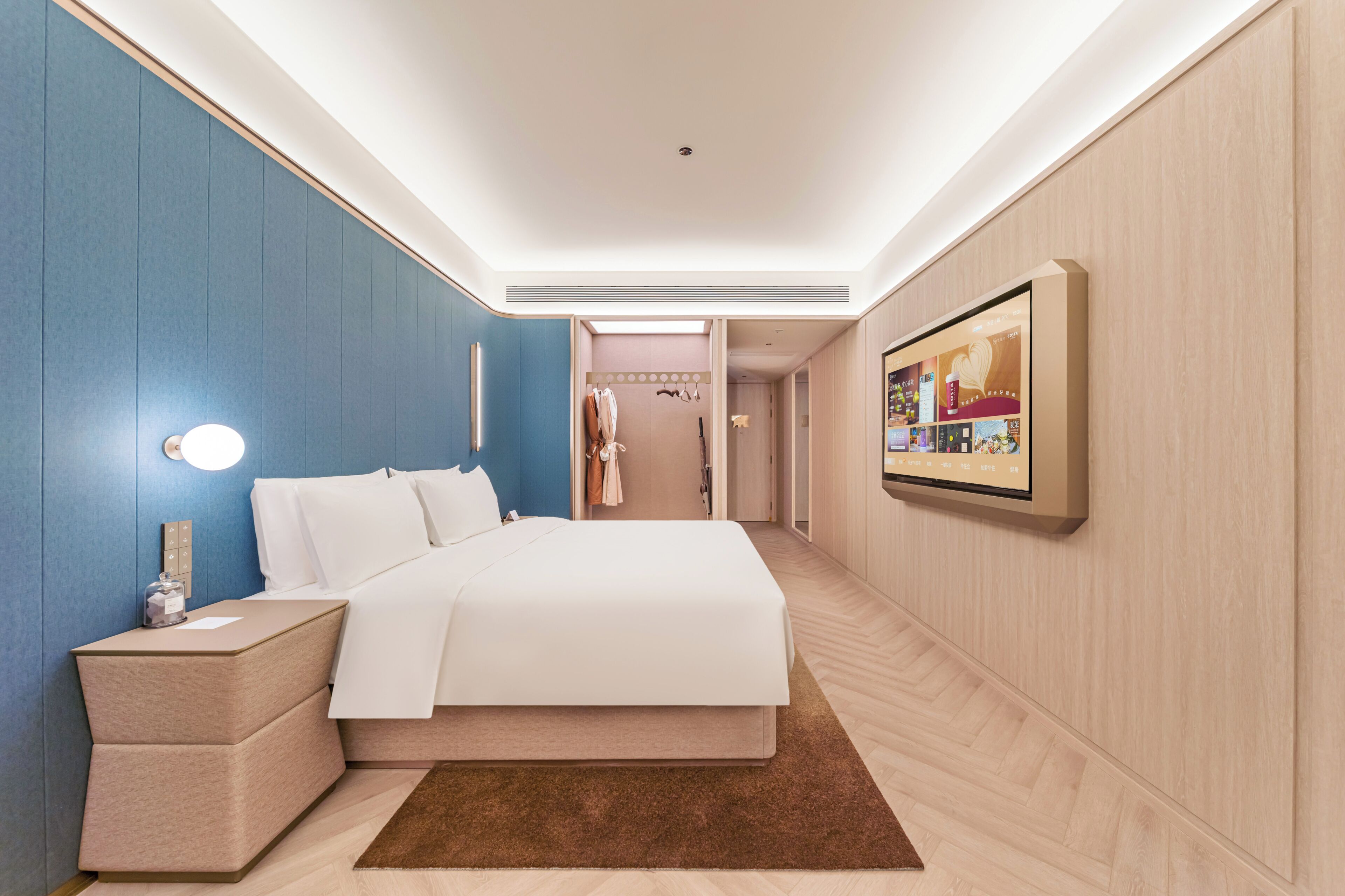 Basic Double Room | Premium bedding, down duvets, free minibar, desk