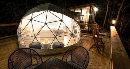 Experience Unrivaled Luxury: Exclusive Dome with Hot Tub and Unique Views in North Carolina