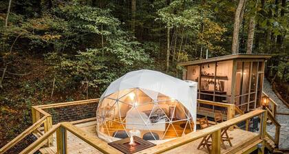 Experience Unrivaled Luxury: Exclusive Dome with Hot Tub and Unique Views in North Carolina