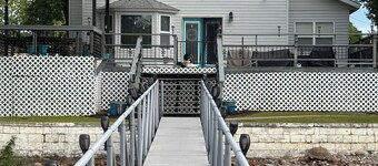 Lake front house on Monkey Island with private dock