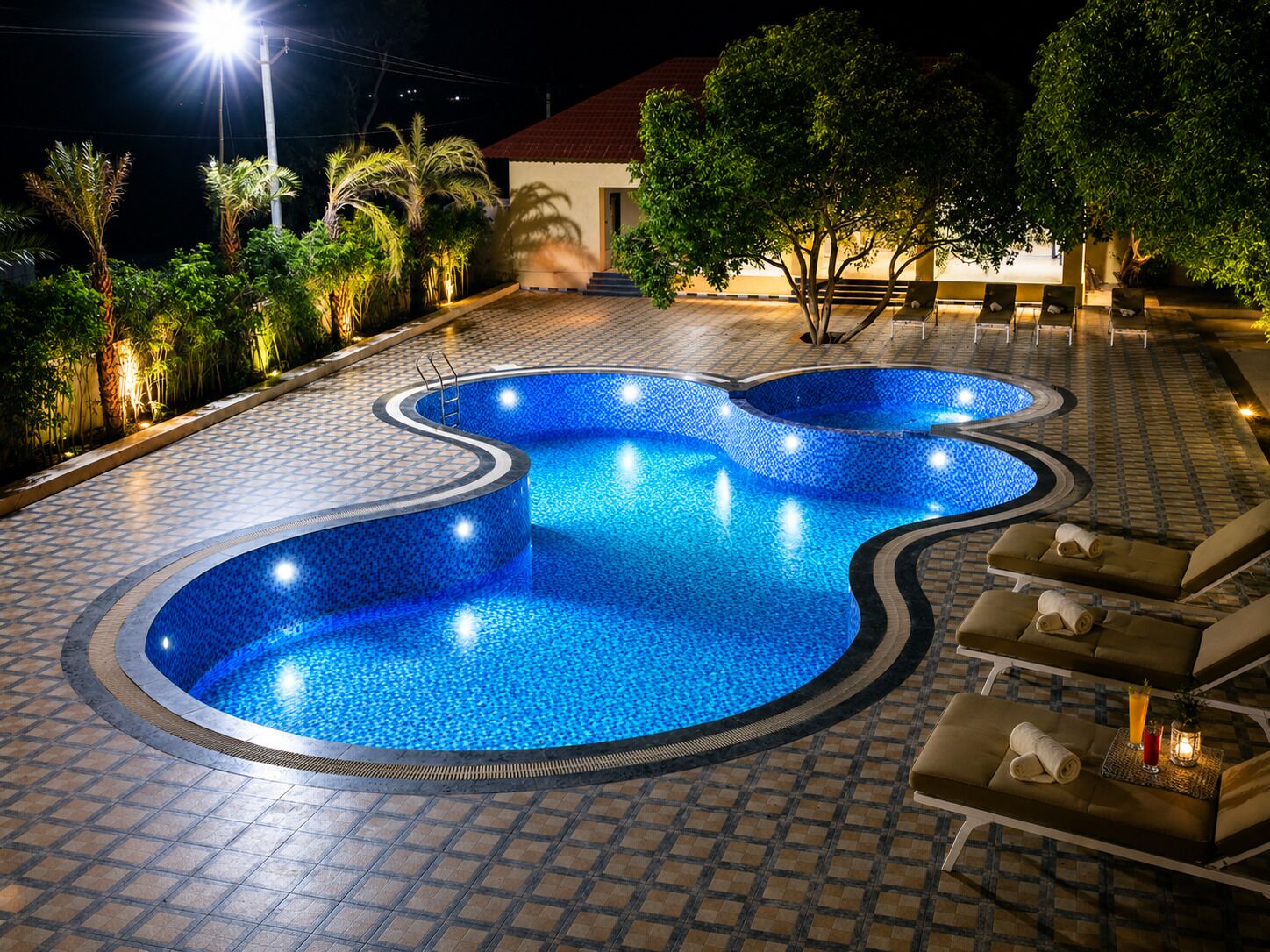 Seasonal outdoor pool