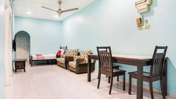 Desk, iron/ironing board, free WiFi, bed sheets