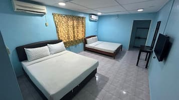 Desk, iron/ironing board, free WiFi, bed sheets