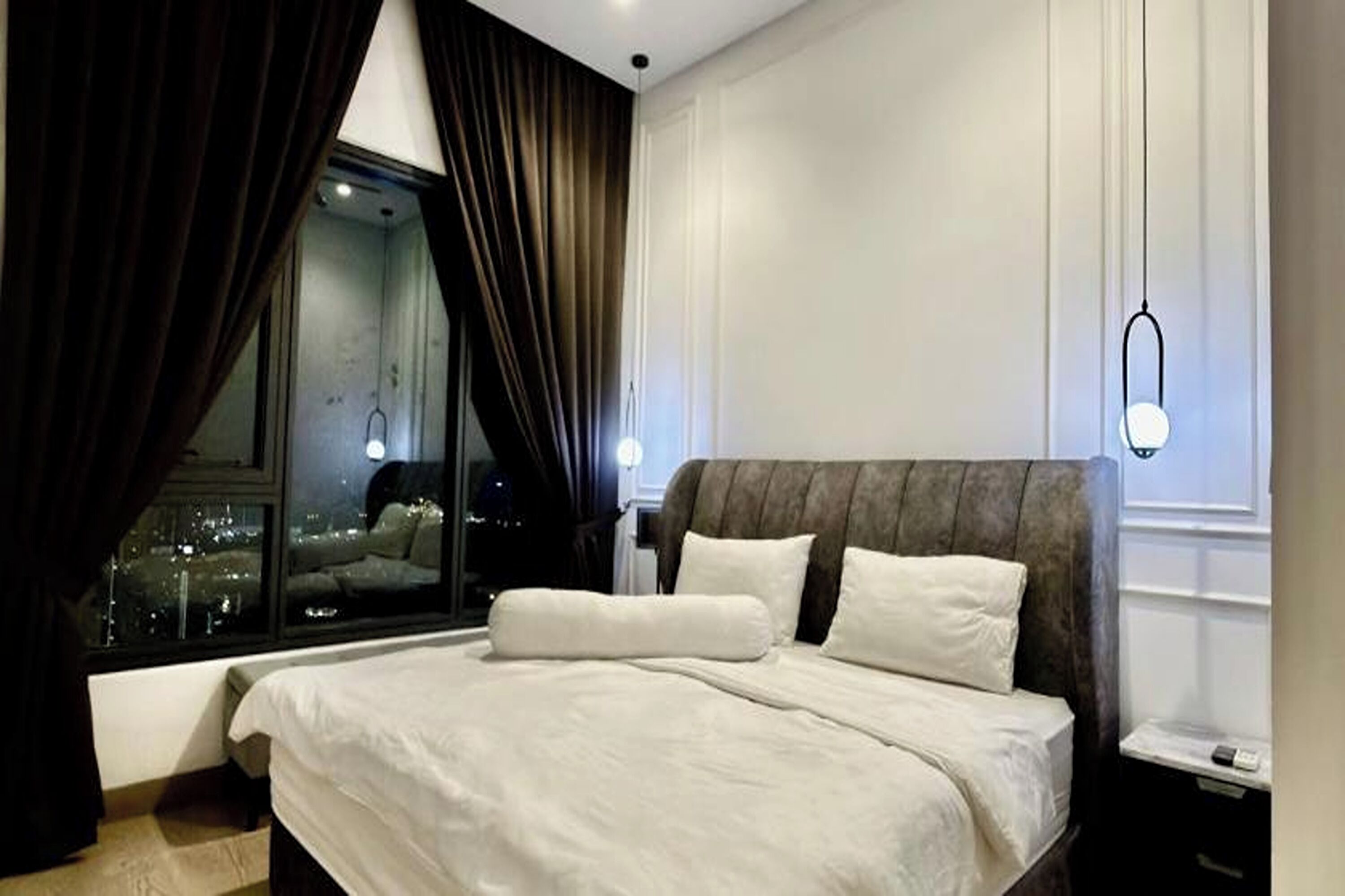 Desk, blackout curtains, iron/ironing board, free WiFi
