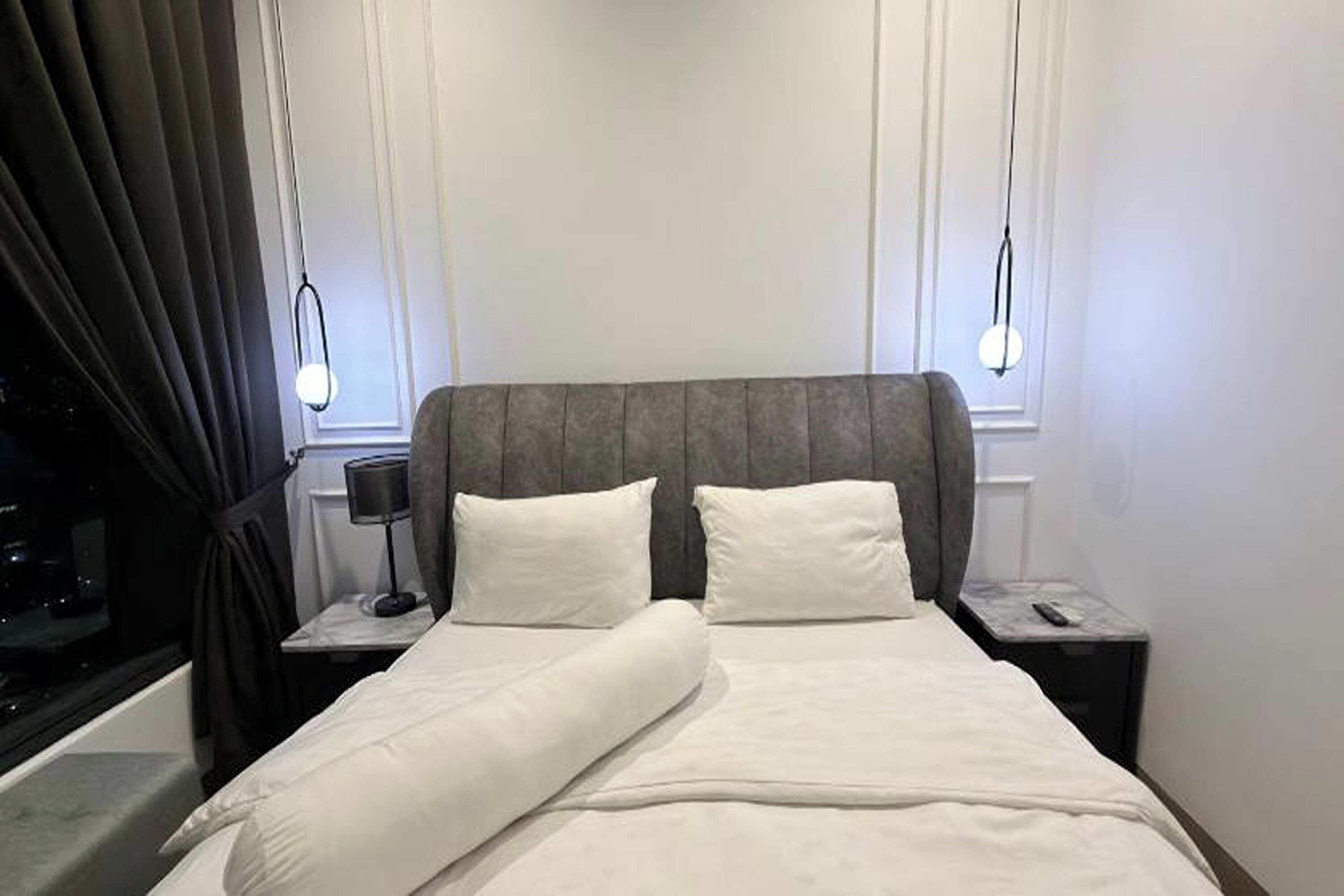 Desk, blackout curtains, iron/ironing board, free WiFi