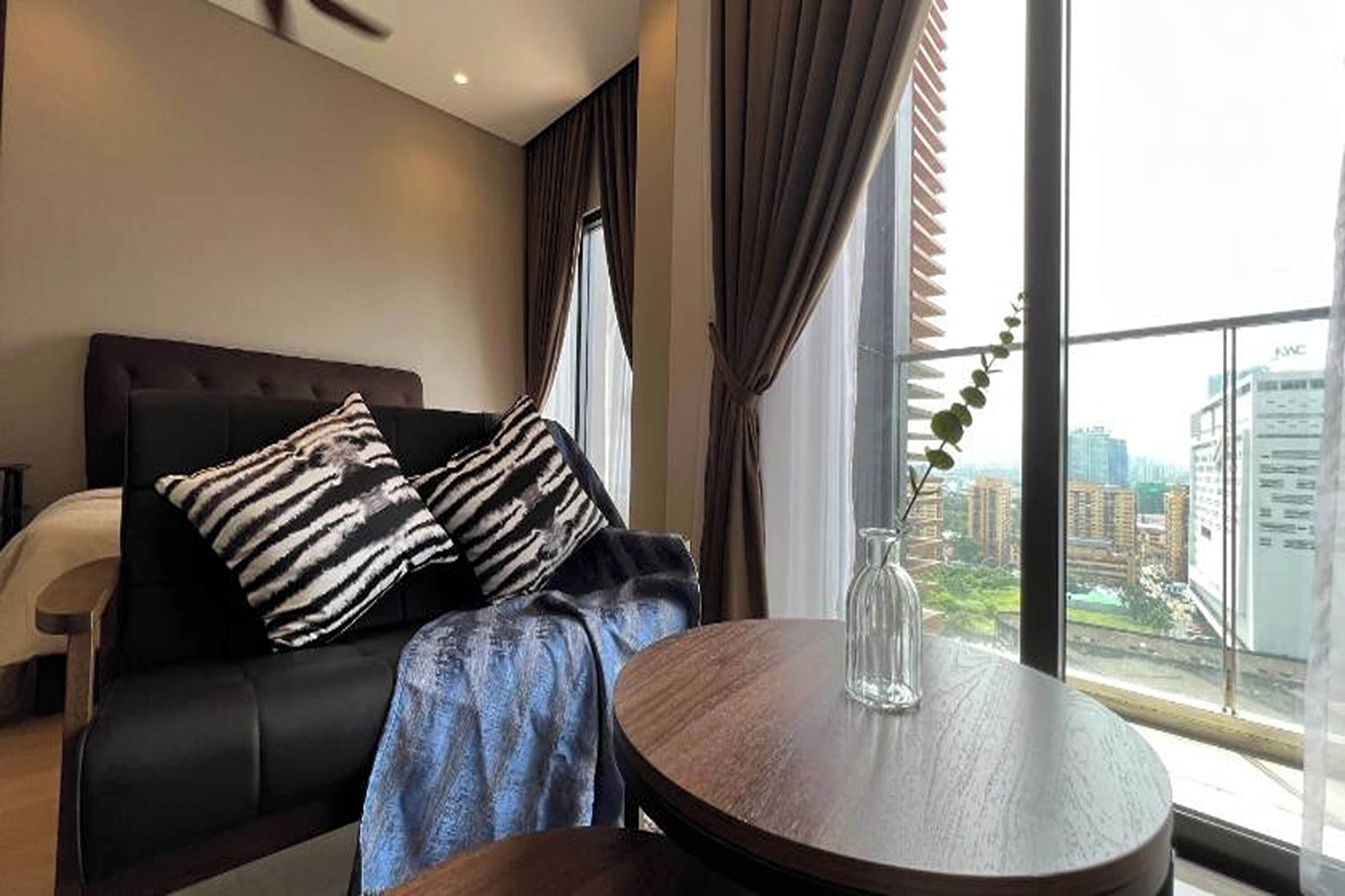 Desk, blackout curtains, iron/ironing board, free WiFi