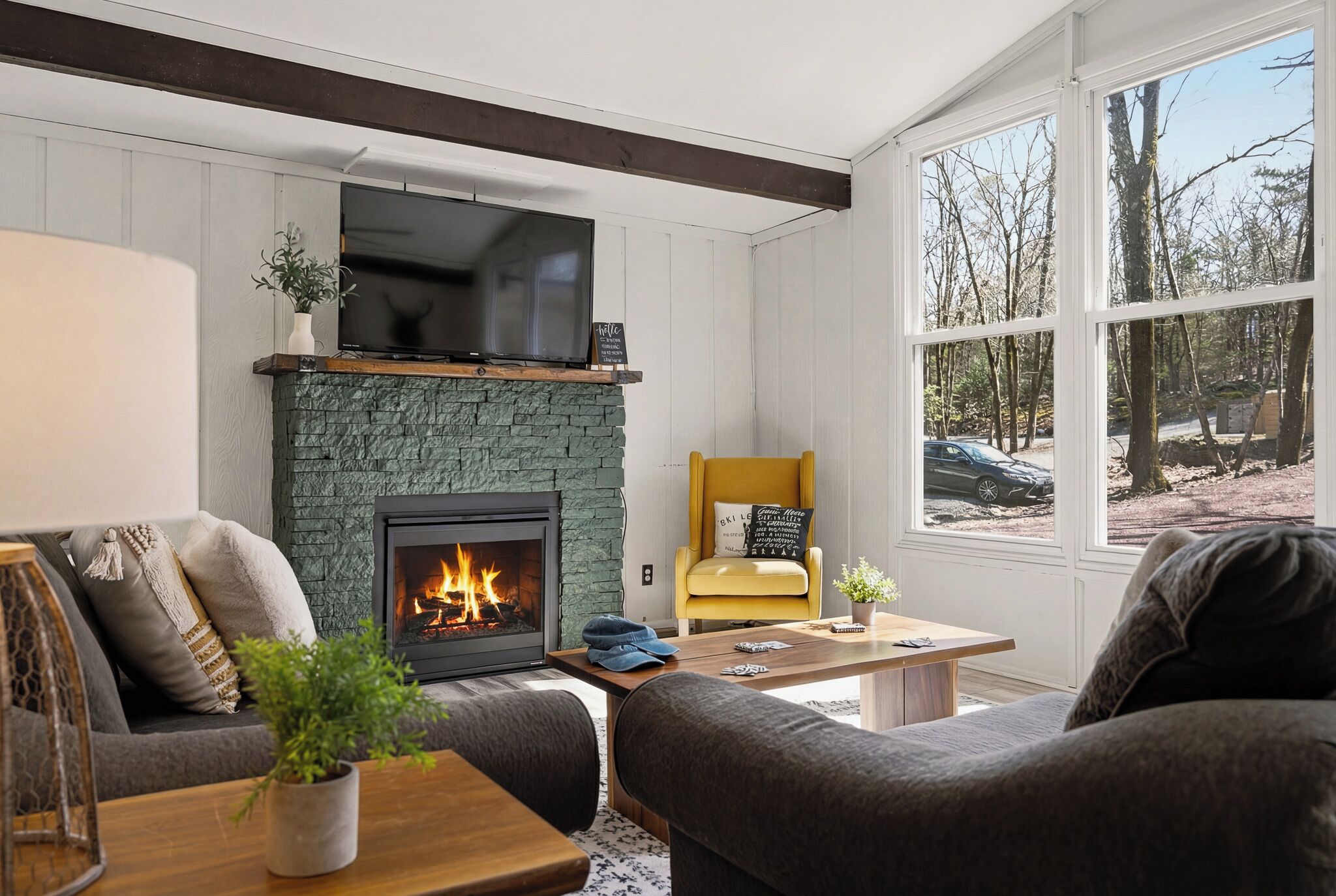 Smart-TV, Kamin