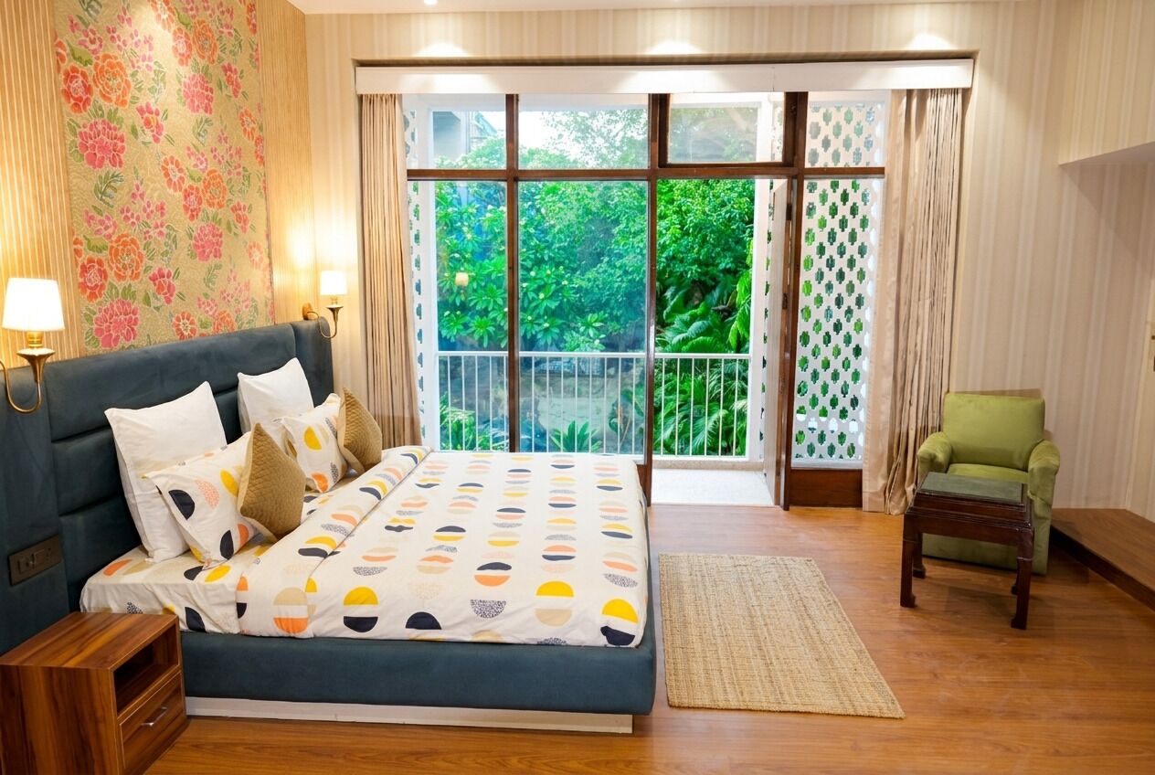 Suite | Tabla de planchar con plancha, wifi gratis y ropa de cama 