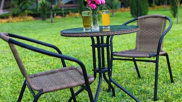 Double or Twin Room, Mountain View | Outdoor dining