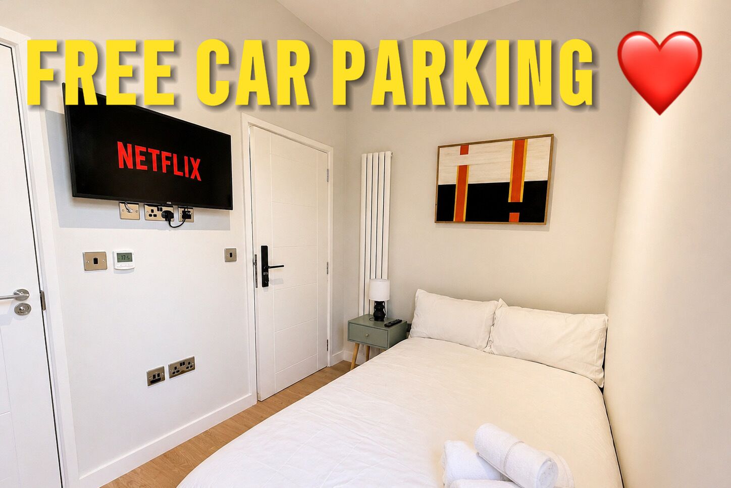 1 bedroom, iron/ironing board, free WiFi
