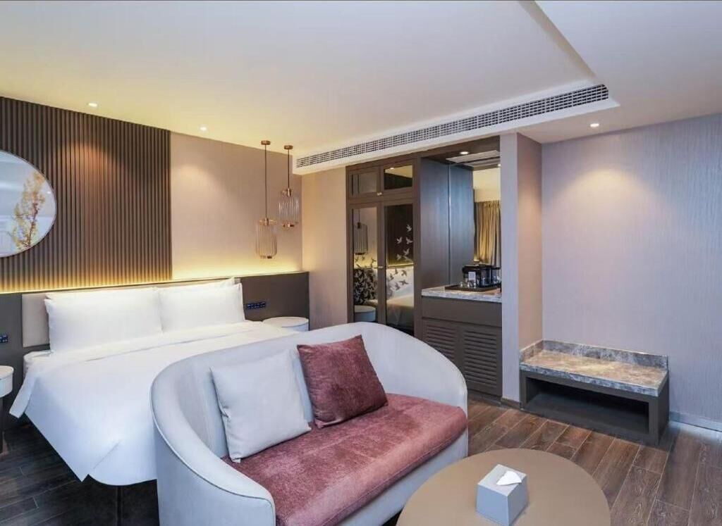 Quarto casal superior, vista para a cidade