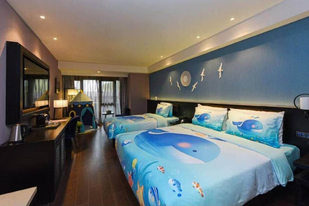 Phòng dành cho gia đình, quang cảnh thành phố