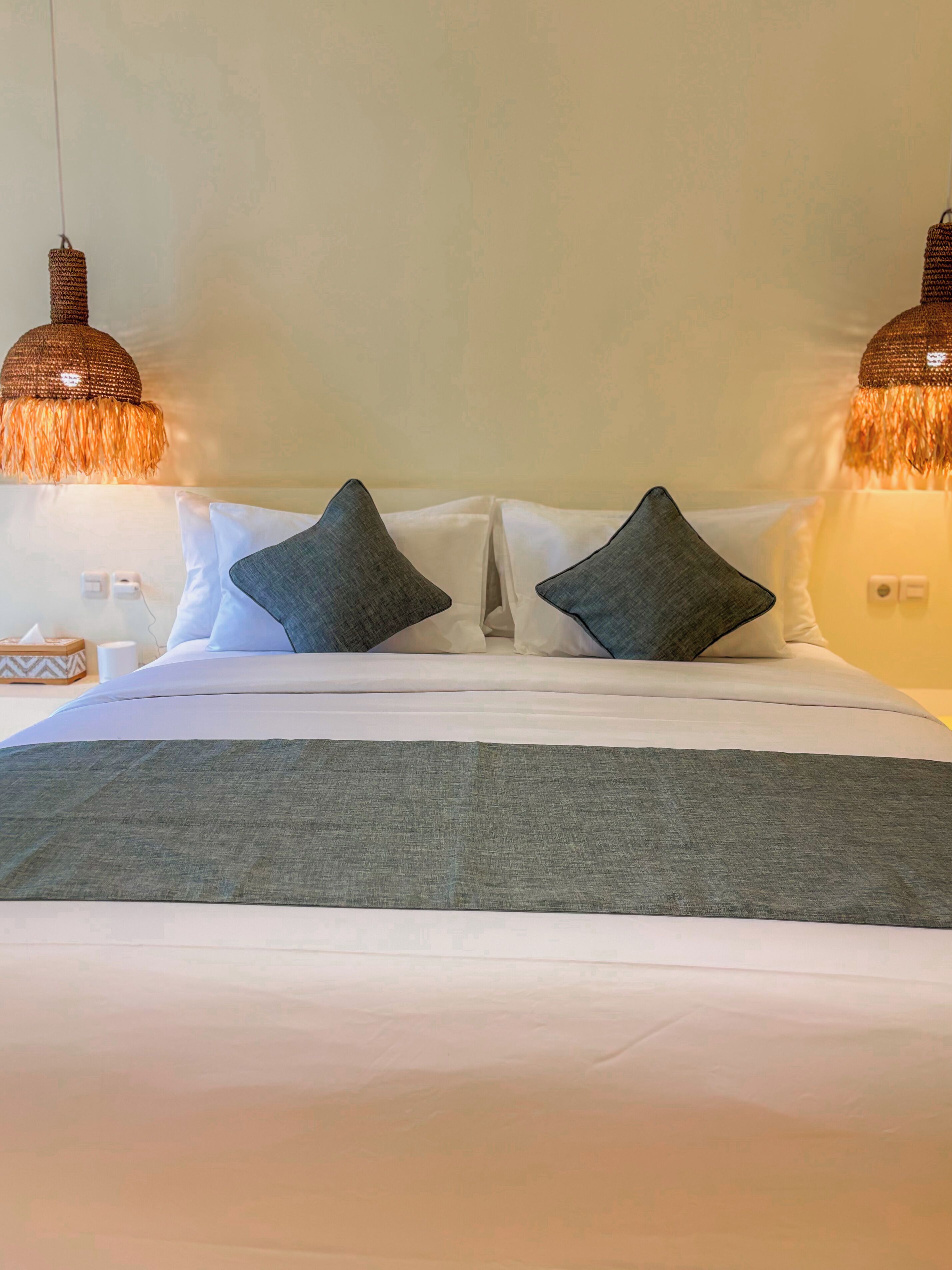 Villa Deluxe, balcón, vista a la alberca | Escritorio, espacio para trabajar con laptop y wifi gratis 