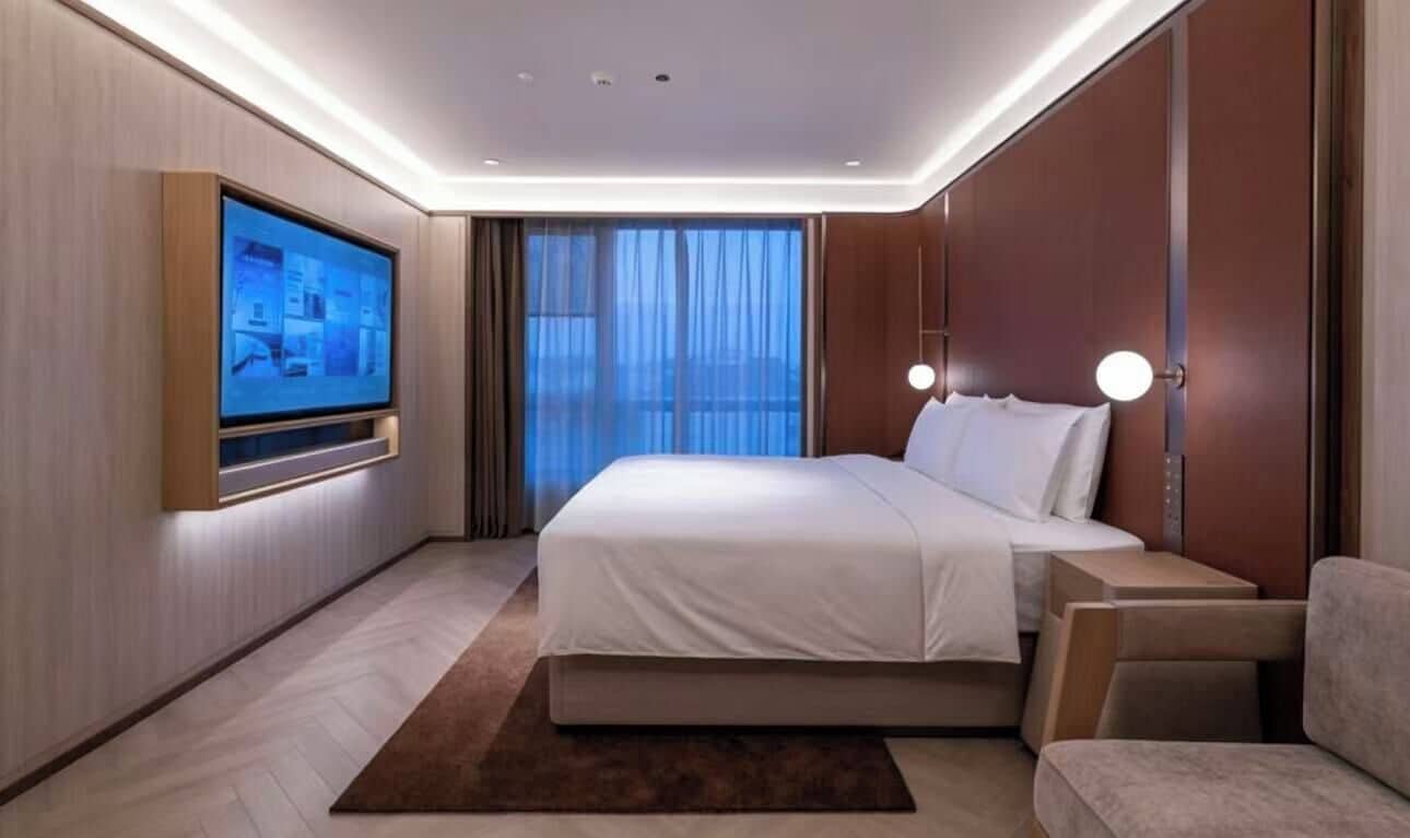 Phòng cơ bản, 1 giường cỡ king, không hút thu ốc | Màn/rèm cản sáng, phòng cách âm, bàn ủi/dụng cụ ủi quần áo 