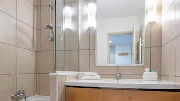 Shower, hair dryer