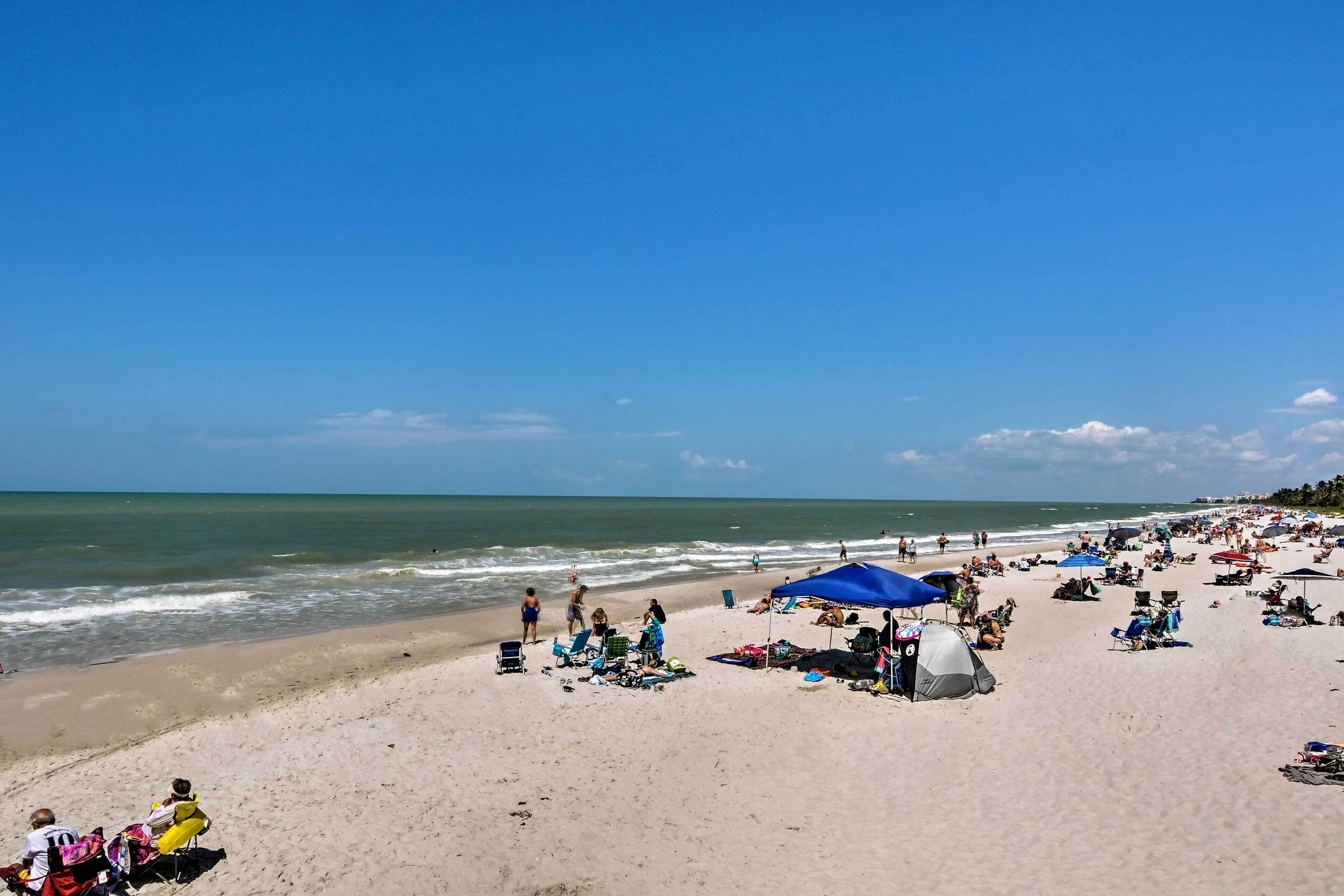 Vlak bij het strand