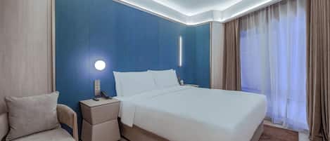 Down duvets, free minibar, free WiFi, bed sheets