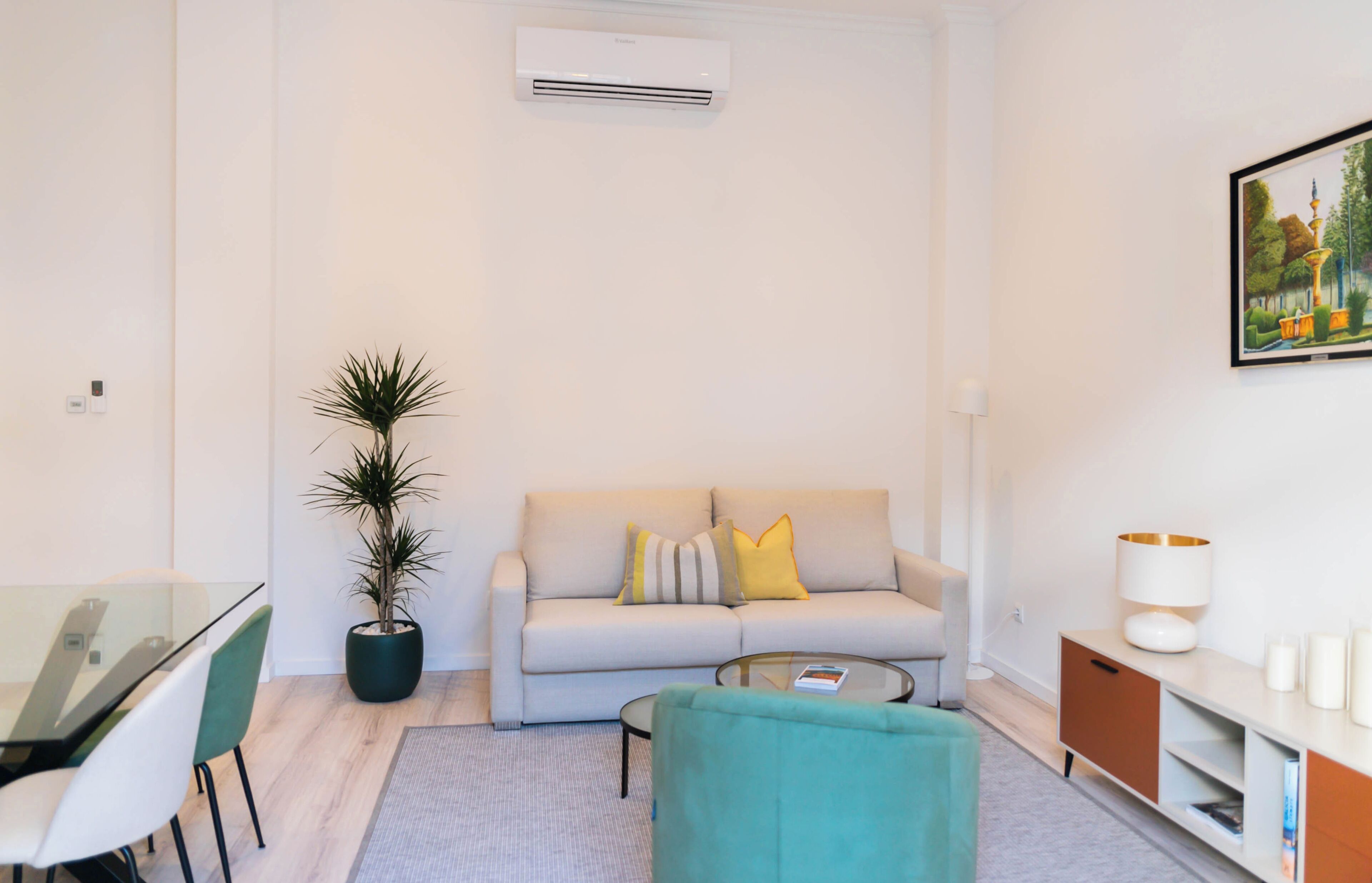 Apartamento Ourense, 2 habitaciones, 2 baños | Zona de estar
