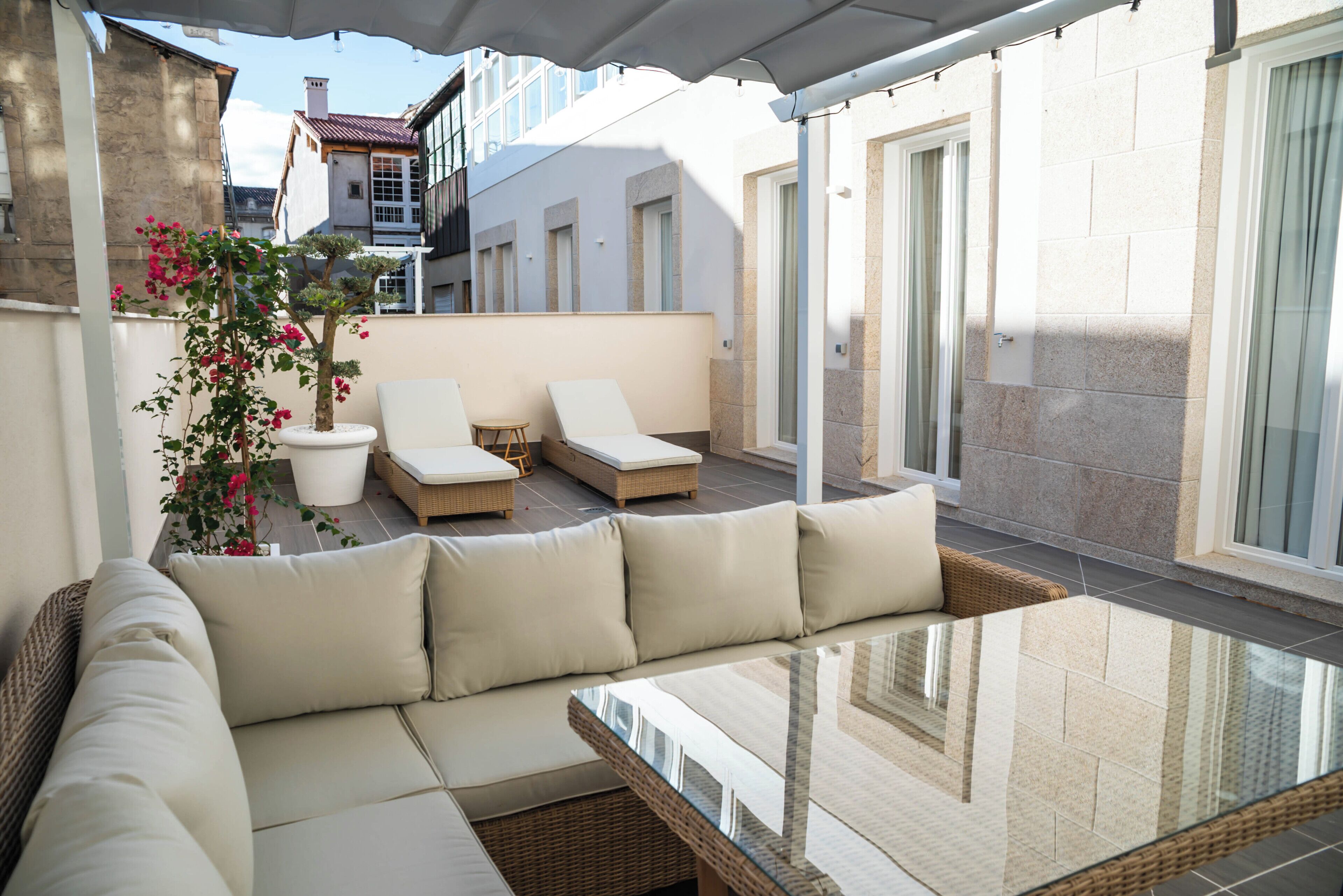 Apartamento Ourense, 2 habitaciones, 2 baños, Terraza | 露台