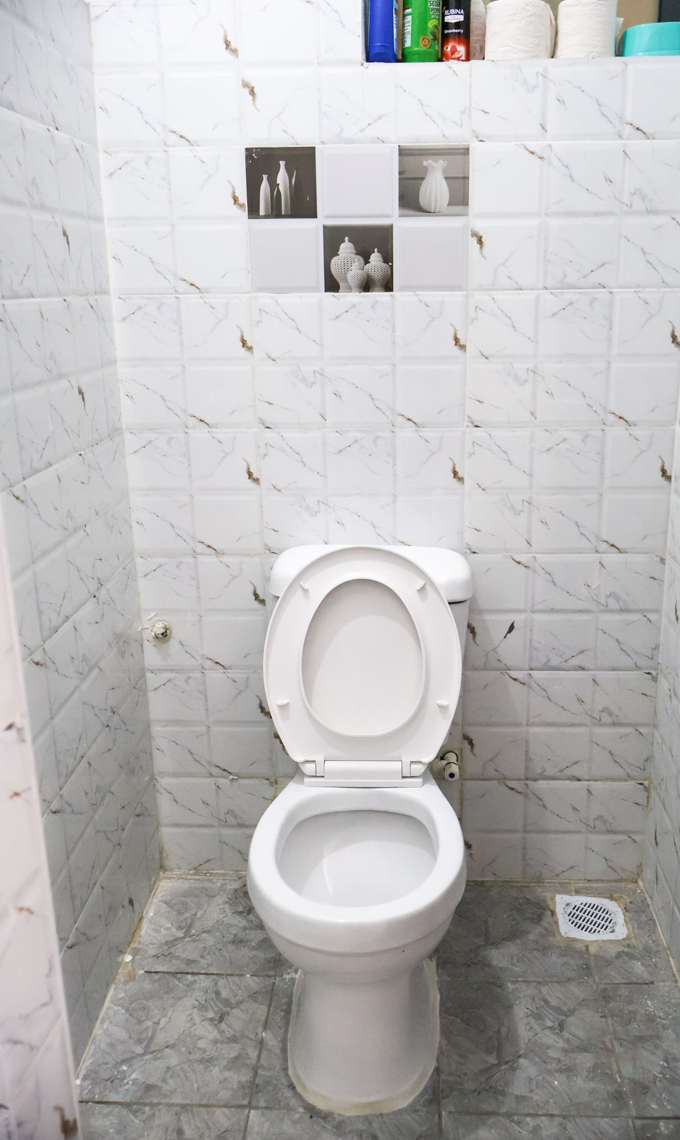 Towels, soap, toilet paper