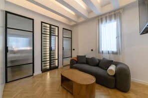 TV - 2BR 2BA | Almagro Residence | Quiet Luxury Stay (Madrid)